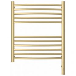 Полотенцесушитель электрический Сунержа Богема 3.0, высота 60 см, ширина 50 см, диммер слева/справа, цвет матовая шампань, 022-5802-6050/022-5803-6050