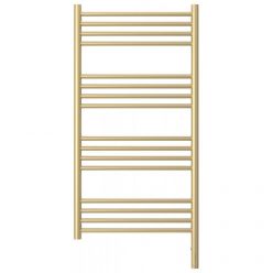 Полотенцесушитель электрический Сунержа Богема 3.0, высота 100 см, ширина 50 см, диммер слева/справа, цвет матовая шампань, 022-5804-1050/022-5805-1050