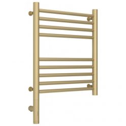 Полотенцесушитель электрический Сунержа Богема 3.0, высота 50 см, ширина 40 см, диммер слева/справа, цвет матовая шампань, 022-5804-5040/022-5805-5040