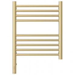 Полотенцесушитель электрический Сунержа Богема 3.0, высота 50 см, ширина 40 см, диммер слева/справа, цвет матовая шампань, 022-5804-5040/022-5805-5040