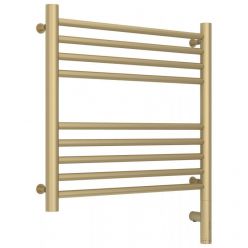 Полотенцесушитель электрический Сунержа Богема 3.0, высота 50 см, ширина 50 см, диммер слева/справа, цвет матовая шампань, 022-5804-5050/022-5805-5050