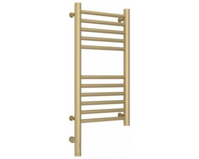 Полотенцесушитель электрический Сунержа Богема 3.0, высота 60 см, ширина 30 см, диммер слева/справа, цвет матовая шампань, 022-5804-6030/022-5805-6030