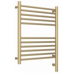 Полотенцесушитель электрический Сунержа Богема 3.0, высота 60 см, ширина 50 см, диммер слева/справа, цвет матовая шампань, 022-5804-6050/022-5805-6050