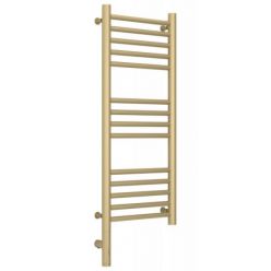 Полотенцесушитель электрический Сунержа Богема 3.0, высота 80 см, ширина 30 см, диммер слева/справа, цвет матовая шампань, 022-5804-8030/022-5805-8030