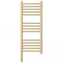 Полотенцесушитель электрический Сунержа Богема 3.0, высота 80 см, ширина 30 см, диммер слева/справа, цвет матовая шампань, 022-5804-8030/022-5805-8030