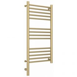 Полотенцесушитель электрический Сунержа Богема 3.0, высота 80 см, ширина 40 см, диммер слева/справа, цвет матовая шампань, 022-5804-8040/022-5805-8040