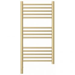 Полотенцесушитель электрический Сунержа Богема 3.0, высота 80 см, ширина 40 см, диммер слева/справа, цвет матовая шампань, 022-5804-8040/022-5805-8040