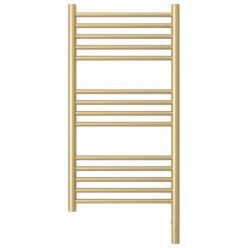 Полотенцесушитель электрический Сунержа Богема 3.0, высота 80 см, ширина 40 см, диммер слева/справа, цвет матовая шампань, 022-5804-8040/022-5805-8040