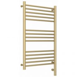 Полотенцесушитель электрический Сунержа Богема 3.0, высота 80 см, ширина 50 см, диммер слева/справа, цвет матовая шампань, 022-5804-8050/022-5805-8050