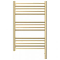 Полотенцесушитель электрический Сунержа Богема 3.0, высота 80 см, ширина 50 см, диммер слева/справа, цвет матовая шампань, 022-5804-8050/022-5805-8050