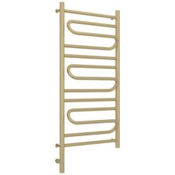 Полотенцесушитель электрический Сунержа Элегия 3.0, высота 100 см, ширина 50 см, диммер слева/справа, цвет матовая шампань, 022-5818-1050/022-5819-1050