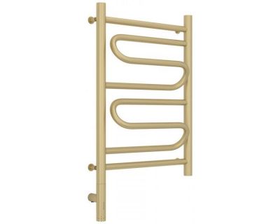 Полотенцесушитель электрический Сунержа Элегия 3.0, высота 60 см, ширина 40 см, диммер слева/справа, цвет матовая шампань, 022-5818-6040/022-5819-6040