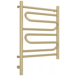 Полотенцесушитель электрический Сунержа Элегия 3.0, высота 60 см, ширина 50 см, диммер слева/справа, цвет матовая шампань, 022-5818-6050/022-5819-6050