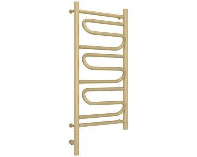 Полотенцесушитель электрический Сунержа Элегия 3.0, высота 80 см, ширина 40 см, диммер слева/справа, цвет матовая шампань, 022-5818-8040/022-5819-8040