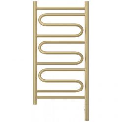 Полотенцесушитель электрический Сунержа Элегия 3.0, высота 80 см, ширина 40 см, диммер слева/справа, цвет матовая шампань, 022-5818-8040/022-5819-8040