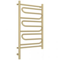 Полотенцесушитель электрический Сунержа Элегия 3.0, высота 80 см, ширина 50 см, диммер слева/справа, цвет матовая шампань, 022-5818-8050/022-5819-8050