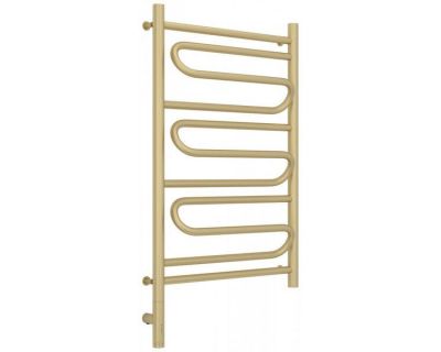 Полотенцесушитель электрический Сунержа Элегия 3.0, высота 80 см, ширина 50 см, диммер слева/справа, цвет матовая шампань, 022-5818-8050/022-5819-8050