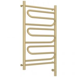 Полотенцесушитель электрический Сунержа Элегия 3.0, высота 80 см, ширина 50 см, диммер слева/справа, цвет матовая шампань, 022-5818-8050/022-5819-8050