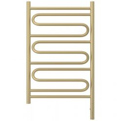 Полотенцесушитель электрический Сунержа Элегия 3.0, высота 80 см, ширина 50 см, диммер слева/справа, цвет матовая шампань, 022-5818-8050/022-5819-8050