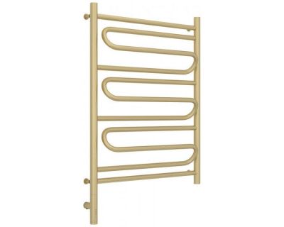 Полотенцесушитель электрический Сунержа Элегия 3.0, высота 80 см, ширина 60 см, диммер слева/справа, цвет матовая шампань, 022-5818-8060/022-5819-8060