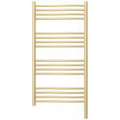 Полотенцесушитель электрический Сунержа Флюид 3.0, высота 100 см, ширина 50 см, диммер слева/справа, цвет матовая шампань, 022-5820-1050/022-5821-1050