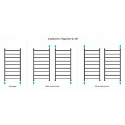 Полотенцесушитель водяной Сунержа Галант+, высота 120 см, ширина 60 см, универсальное подключение, цвет золото, 03-0200-1260
