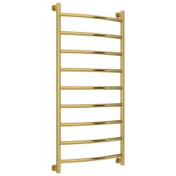 Полотенцесушитель водяной Сунержа Галант+, высота 120 см, ширина 60 см, универсальное подключение, цвет золото, 03-0200-1260