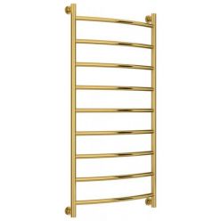 Полотенцесушитель водяной Сунержа Галант+, высота 120 см, ширина 60 см, универсальное подключение, цвет золото, 03-0200-1260