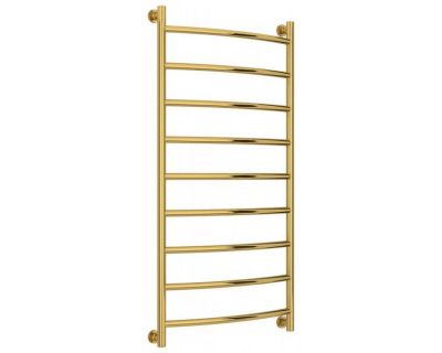 Полотенцесушитель водяной Сунержа Галант+, высота 120 см, ширина 60 см, универсальное подключение, цвет золото, 03-0200-1260