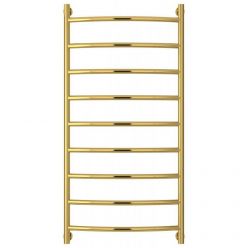 Полотенцесушитель водяной Сунержа Галант+, высота 120 см, ширина 60 см, универсальное подключение, цвет золото, 03-0200-1260