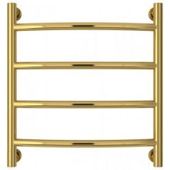 Полотенцесушитель водяной Сунержа Галант+, высота 50 см, ширина 50 см, универсальное подключение, цвет золото, 03-0200-5050
