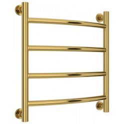 Полотенцесушитель водяной Сунержа Галант+, высота 50 см, ширина 50 см, универсальное подключение, цвет золото, 03-0200-5050