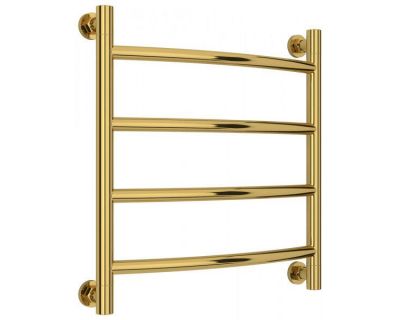 Полотенцесушитель водяной Сунержа Галант+, высота 50 см, ширина 50 см, универсальное подключение, цвет золото, 03-0200-5050