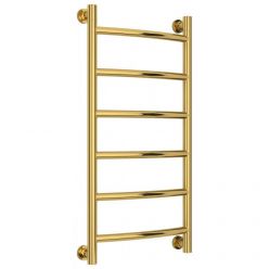 Полотенцесушитель водяной Сунержа Галант+, высота 80 см, ширина 40 см, универсальное подключение, цвет золото, 03-0200-8040
