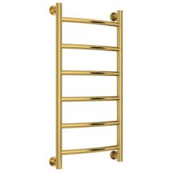 Полотенцесушитель водяной Сунержа Галант+, высота 80 см, ширина 40 см, универсальное подключение, цвет золото, 03-0200-8040