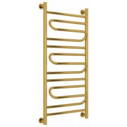 Полотенцесушитель водяной Сунержа Элегия+, высота 100 см, ширина 50 см, универсальное подключение, цвет золото, 03-0205-1050