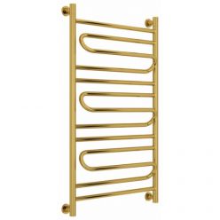 Полотенцесушитель водяной Сунержа Элегия+, высота 100 см, ширина 60 см, универсальное подключение, цвет золото, 03-0205-1060