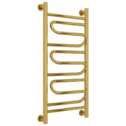 Полотенцесушитель водяной Сунержа Элегия+, высота 80 см, ширина 40 см, универсальное подключение, цвет золото, 03-0205-8040