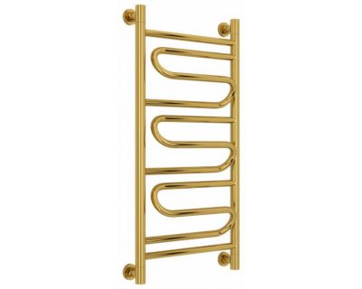 Полотенцесушитель водяной Сунержа Элегия+, высота 80 см, ширина 40 см, универсальное подключение, цвет золото, 03-0205-8040