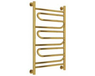 Полотенцесушитель водяной Сунержа Элегия+, высота 80 см, ширина 50 см, универсальное подключение, цвет золото, 03-0205-8050