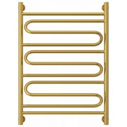 Полотенцесушитель водяной Сунержа Элегия+, высота 80 см, ширина 60 см, универсальное подключение, цвет золото, 03-0205-8060