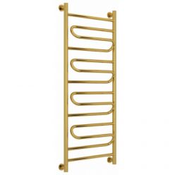 Полотенцесушитель водяной Сунержа Элегия+, высота 120 см, ширина 50 см, универсальное подключение, цвет золото, 03-0205-1250