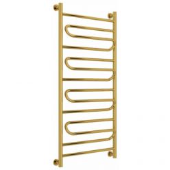 Полотенцесушитель водяной Сунержа Элегия+, высота 120 см, ширина 60 см, универсальное подключение, цвет золото, 03-0205-1260