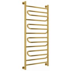 Полотенцесушитель водяной Сунержа Элегия+, высота 120 см, ширина 60 см, универсальное подключение, цвет золото, 03-0205-1260