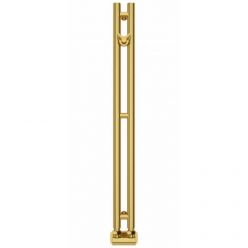 Полотенцесушитель водяной Сунержа Нюанс EU50+, высота 84 см, ширина 5 см, нижнее подключение 5 см, цвет золото, 03-0212-0840