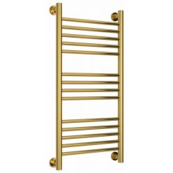 Полотенцесушитель водяной Сунержа Богема+, высота 80 см, ширина 40 см, универсальное подключение, цвет золото, 03-0220-8040