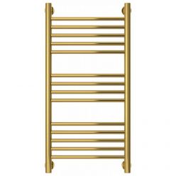 Полотенцесушитель водяной Сунержа Богема+, высота 80 см, ширина 40 см, универсальное подключение, цвет золото, 03-0220-8040