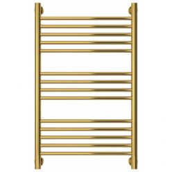 Полотенцесушитель водяной Сунержа Богема+, высота 80 см, ширина 50 см, универсальное подключение, цвет золото, 03-0220-8050