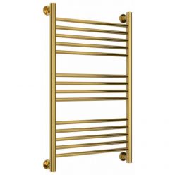 Полотенцесушитель водяной Сунержа Богема+, высота 80 см, ширина 50 см, универсальное подключение, цвет золото, 03-0220-8050