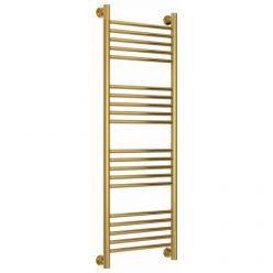 Полотенцесушитель водяной Сунержа Богема+, высота 120 см, ширина 40 см, универсальное подключение, цвет золото, 03-0220-1240